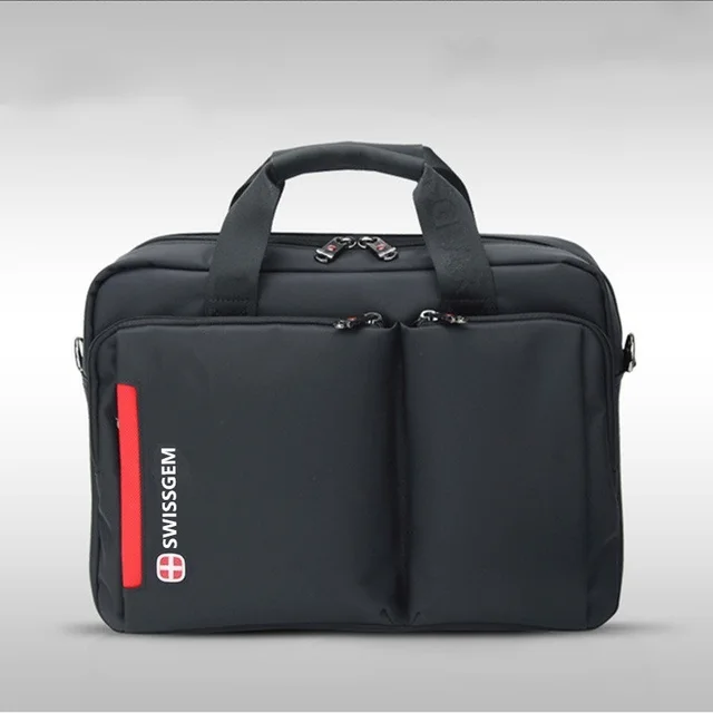 Quality Swiss Briefcase Man Woman Laptop Bag Carrying Case Nylon ...
