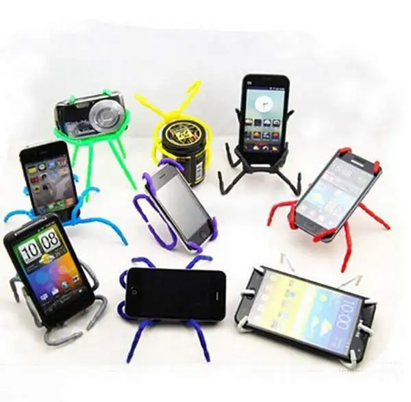 Plastic Foldable Spider Phone Holder Lazy Phone Bracket Cell Phone Stand Mountsin Mobile Phone