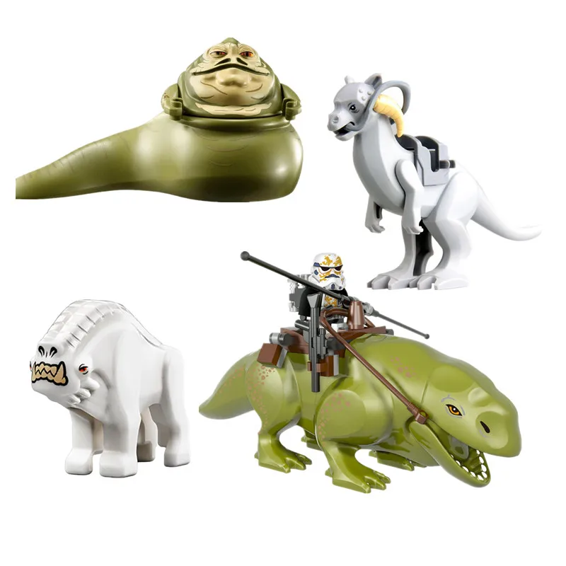 

2019 Star Wars Rancor Pit Dewback Tauntaun JABBA THE HUTT Figures Warship Microfighters Building Blocks Bricks City Toys