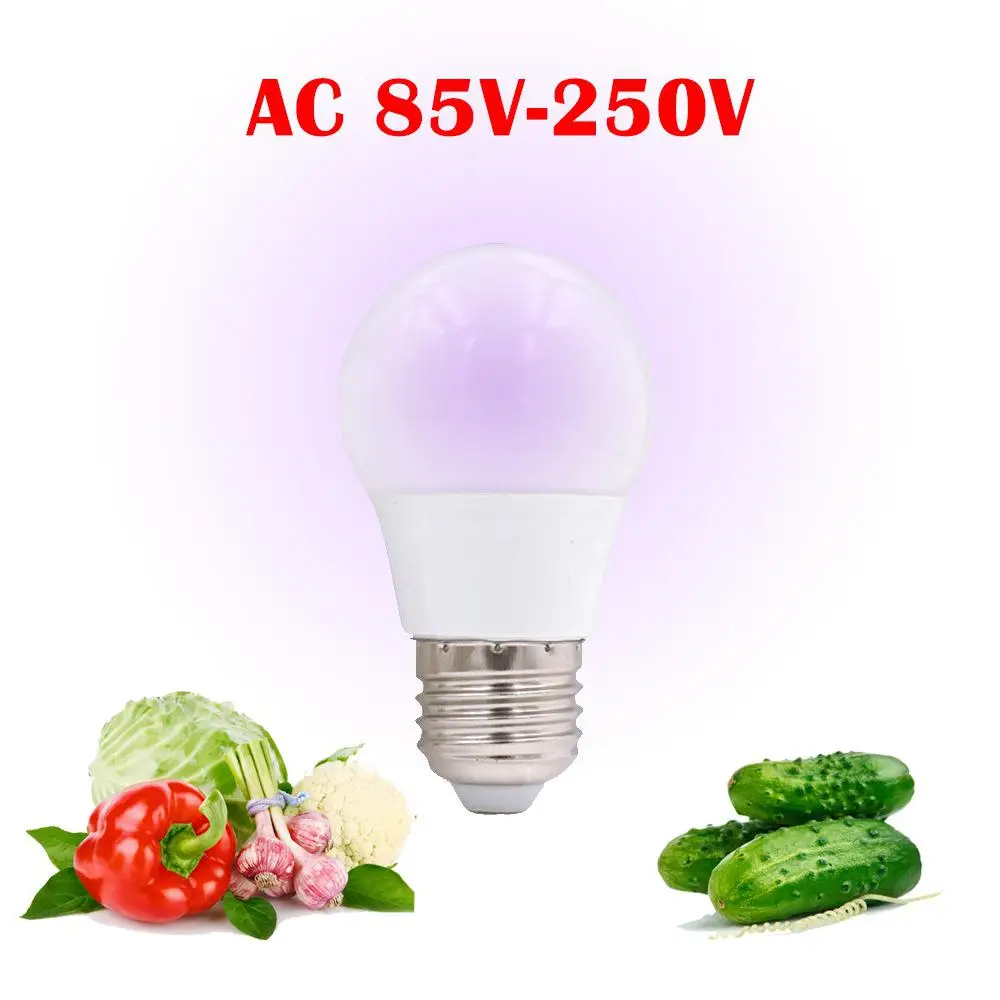 E27 5 Вт/7 Вт 12 светодиодов AC85-265V лампа для выращивания растений лампа для внутреннего наружного садоводства - Испускаемый цвет: 5W