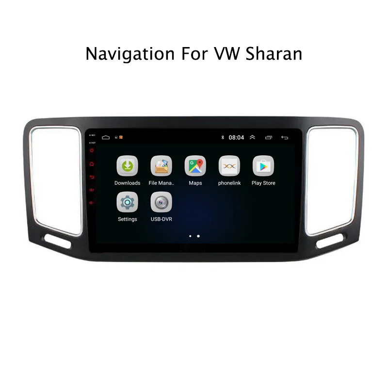 Ectwodvd 9 &quotAndroid 8 1 автомобильный DVD плеер gps навигация для VW Sharan 2012 2018 Радио