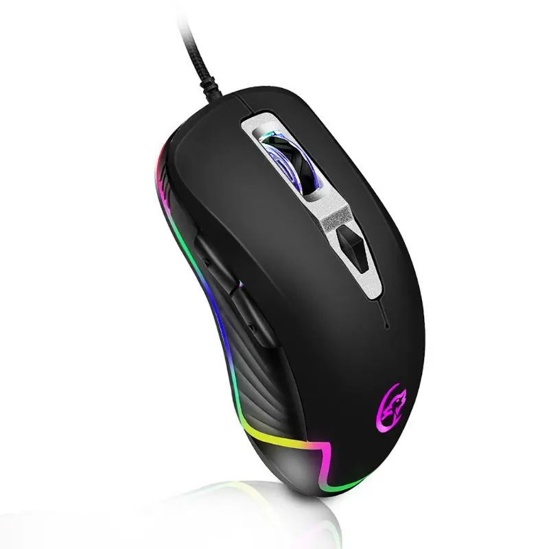 Professional Wired Gaming Mouse Macro Program Gamer 6 Programmable Buttons USB Optical PC Laptop Desktop Computer Game Mice 4800