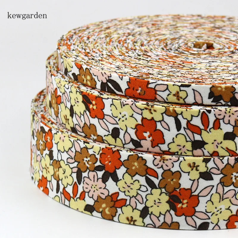 Kewgarden цветочная ткань многослойные тканевые ленты 40 мм 25 10 DIY серьги Заколка Брошь