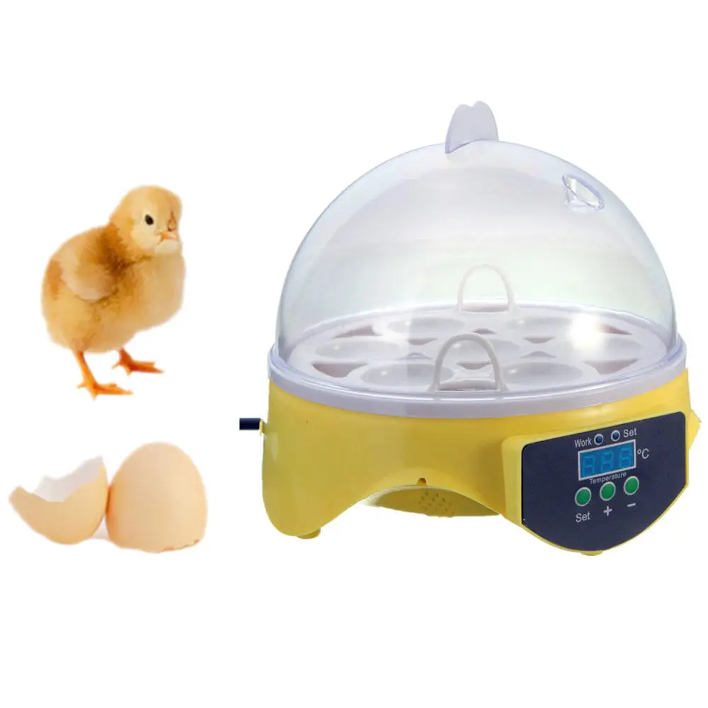 7 Eggs Mini Digital Egg Incubator Poultry Hatcher Chicken Goose 110v US Warehouse Drop Shipping Available | Дом и сад