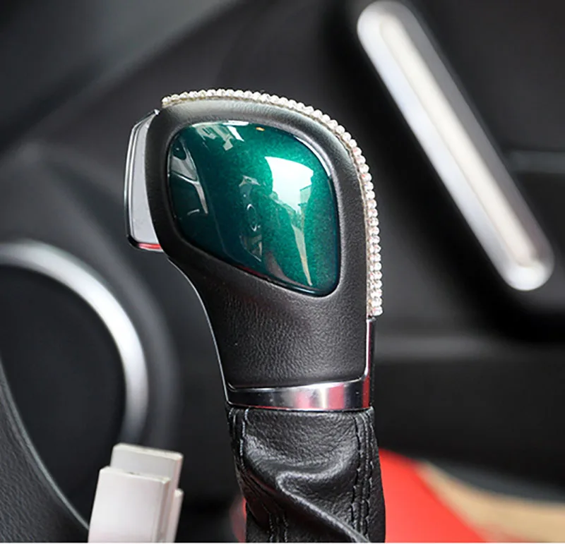 

2pcs for Volkswagen Beetle 2013-2019 Gear shift knob decoration Patch ABS