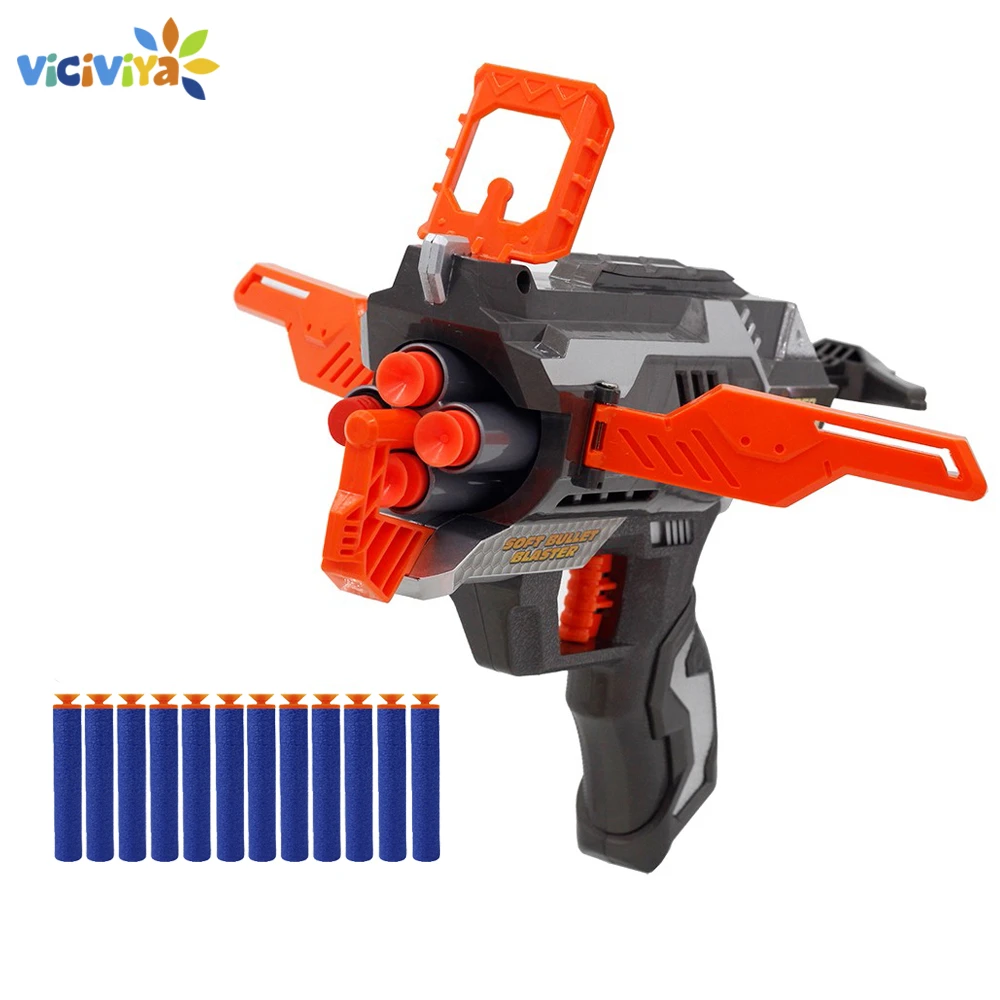 Pistola de juguete de bala suave Manual Viciviya para recarga de dardos Nerf  pistola de juguete de largo alcance regalo para niños|Armas de juguete| -  AliExpress