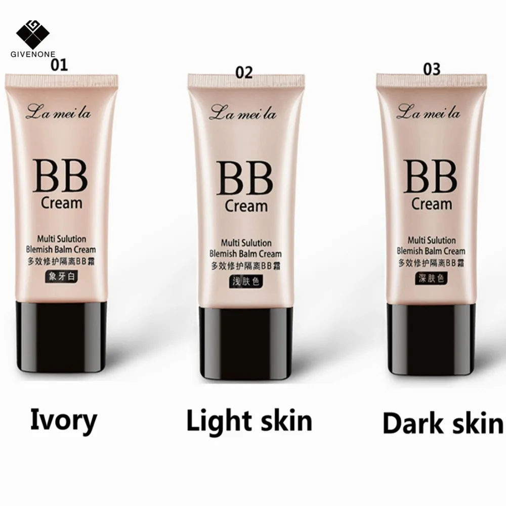 GIVENONE Professional Ladies Make Up Block Matte BB Cream Natural Long ...