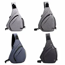 Мужская сумка через плечо перевязь нагрудный пакет модная зарядка через usb спортивная сумка через плечо спортивные сумки для бега