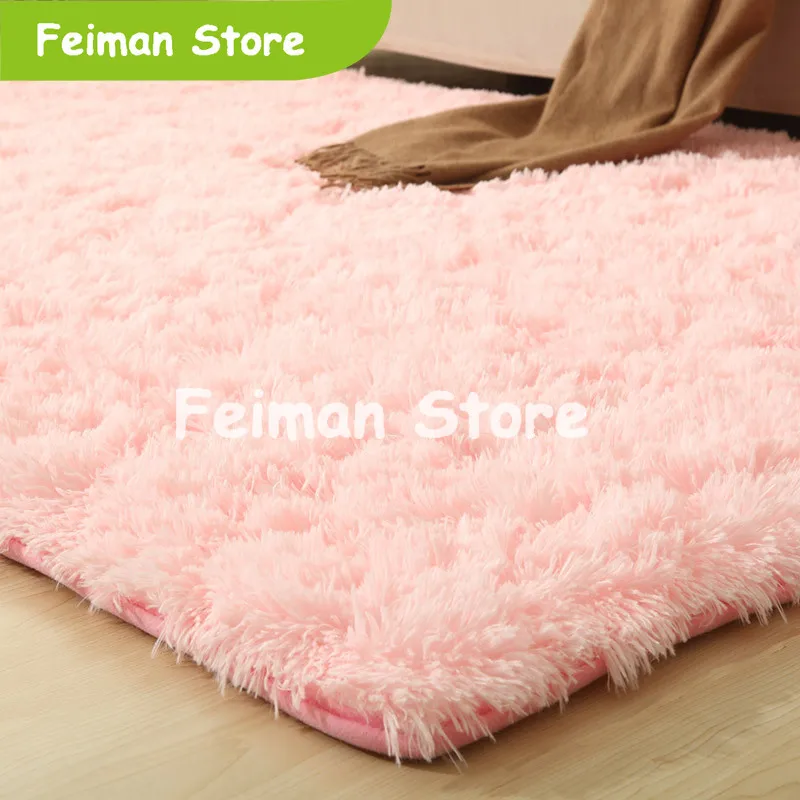 9 цветов жесткая тяга розовый коврик толще ванная комната нескользящий коврик для гостиной мягкий детский коврик для спальни