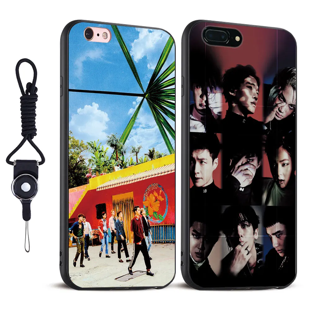 EXO KPop EXO K Band Soft Silicone Tpu Coque Phone Case Cover Shell For