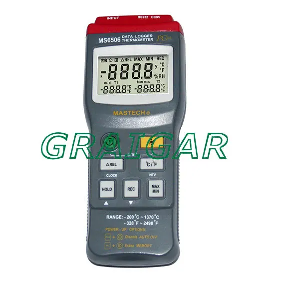 

High Accuracy Mastech MS6506 Digital Thermometers Temperature Gathering Table Meter