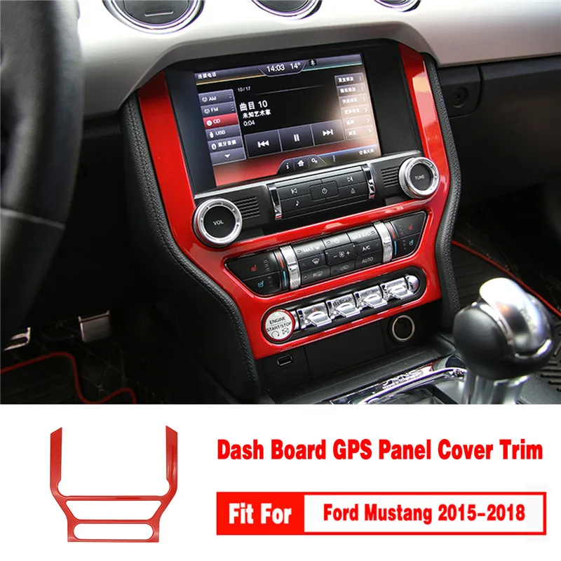 Interruptor de piezas interiores + interruptor/Panel GPS + altavoz/anillo de ventilación + motor/funda de botón de ajuste de asiento para Ford Mustang 2015, 2016, 2017, 2018 Interruptor de piezas interiores + interruptor/Panel GPS + altavoz/anillo de ventilación + motor/funda de botón de ajuste de asiento para Ford Mustang 2015, 2016, 2017, 2018