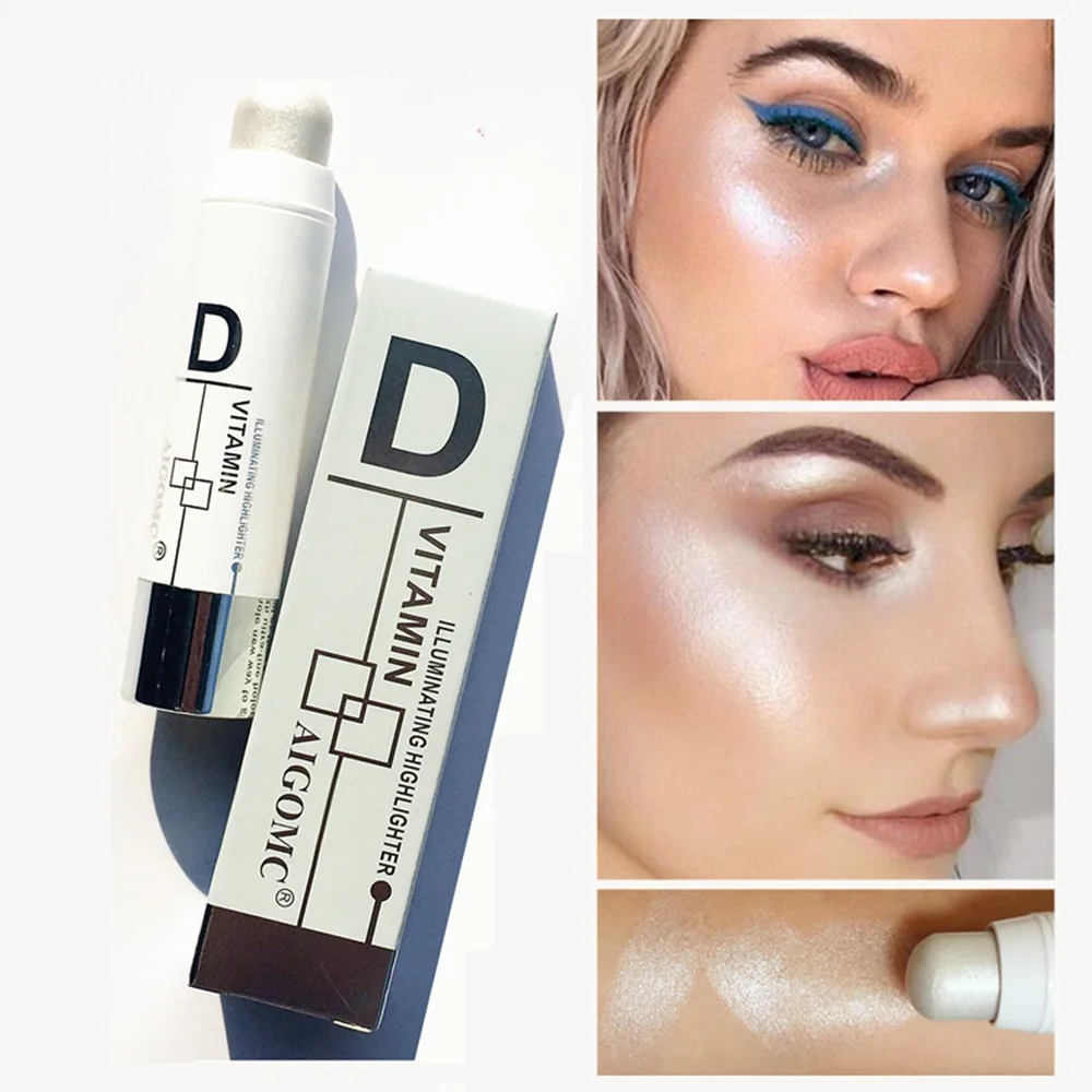4 Colors illuminator Highlighter Make Up Contour Palette Shimmer Powder Full Coverage Concealer Shinny Cosmetic |
