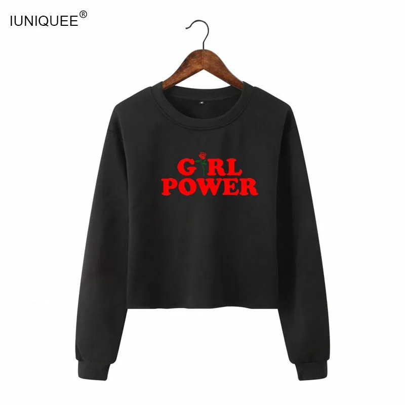 2018 Women Autumn Winter Long Sleeve Loose Short Hoodies
