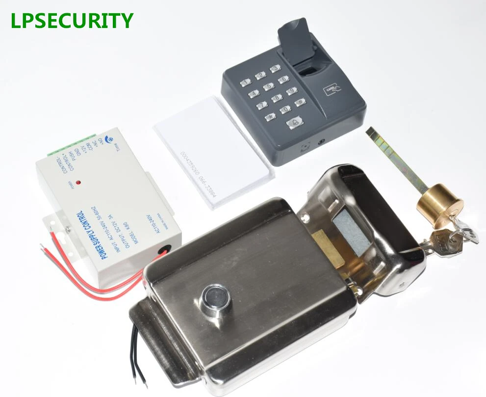 LPSECURITY система контроля доступа в помещении с отпечатком пальца RFID блокировки