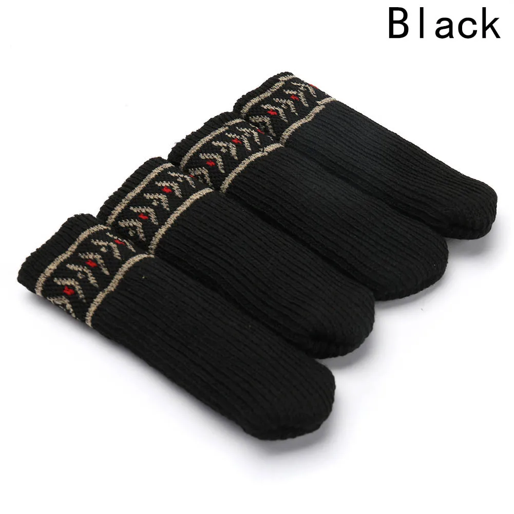 4Pcs/set Knit Home Flower Floor Protector Leg Sleeve Table Chair Foot Cover Socks Hot Sale