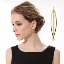 4 шт./компл. нерегулярная женская заколка для волос девочек заколки для волос имитация шпильки для волос с жемчугом Свадебные повседневные аксессуары для волос