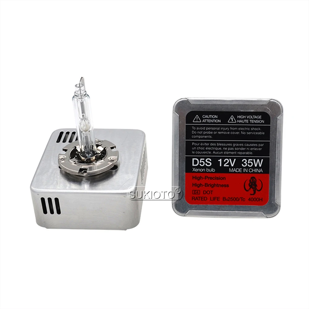 SUKIOTO Upgrade Genuine D5S Xenon HID Bulb 35W 5500K White All-in-one Car Headlight Replacement Bulb D5S 35W Ballast 9285410171 (8)