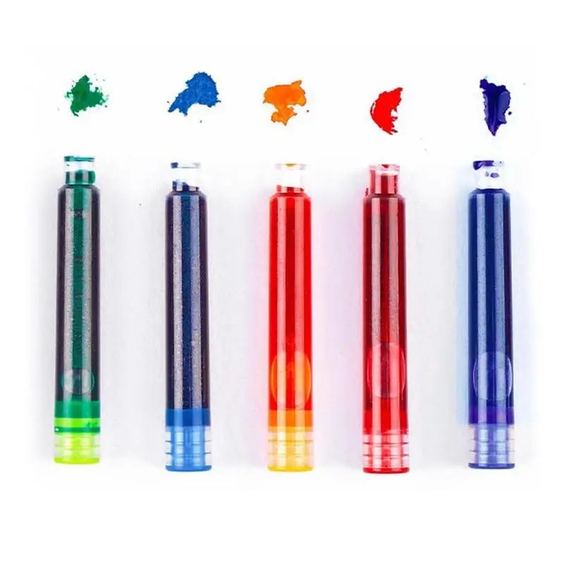 

10pcs 3.4 Caliber Pen Replaces Color Ink Refill Fountain Pen Refill Tinta Para Pluma Papelaria Criativa School Office Supplies