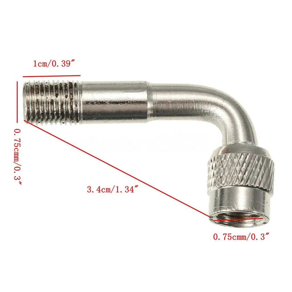Шиномонтажный клапан Удлинительный адаптер для углового колеса шины клапан для шиномонтажных клапанов Удлинительный адаптер для автомобиля мотоцикла a25