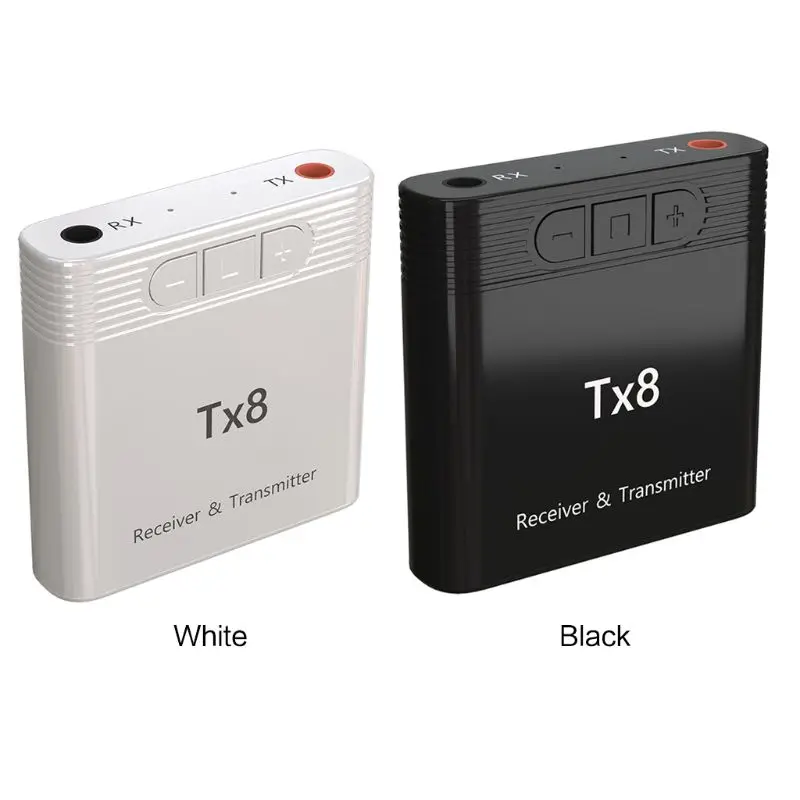 

New TX8 2 In 1 Bluetooth 5.0 Transmitter Receiver Adapter for TV PC Headphone Accessories