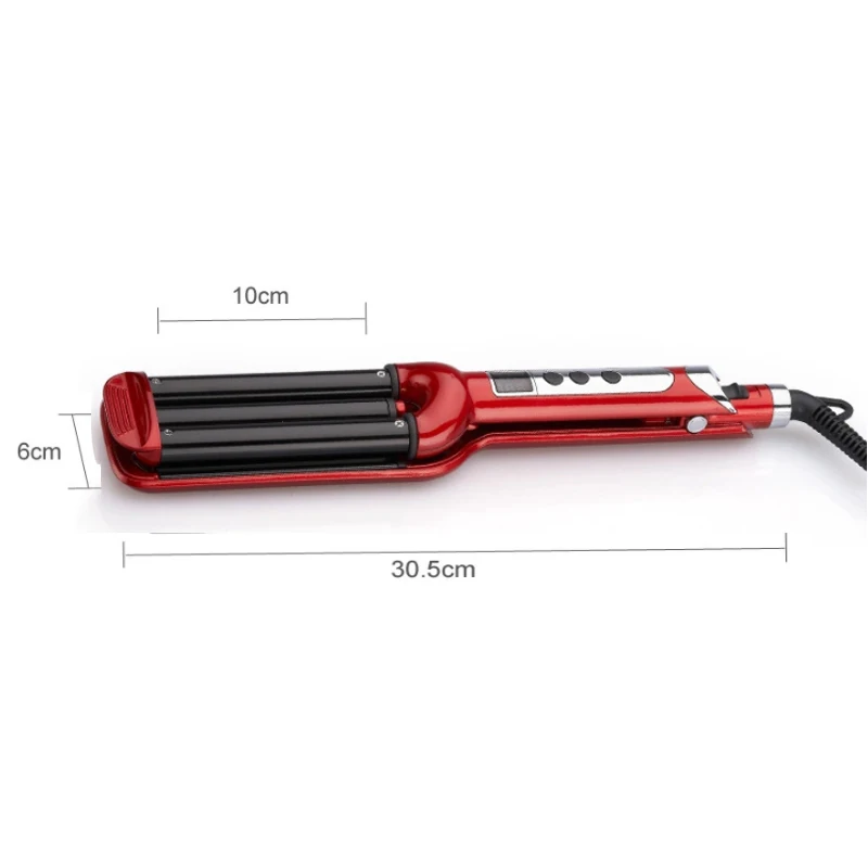 CHJ-Professional-Hair-Curler-Aluminum-Triple-Barrels-Hair-Curling-Iron-16mm-Hair-Curling-Iron-Waver-Wave (2)