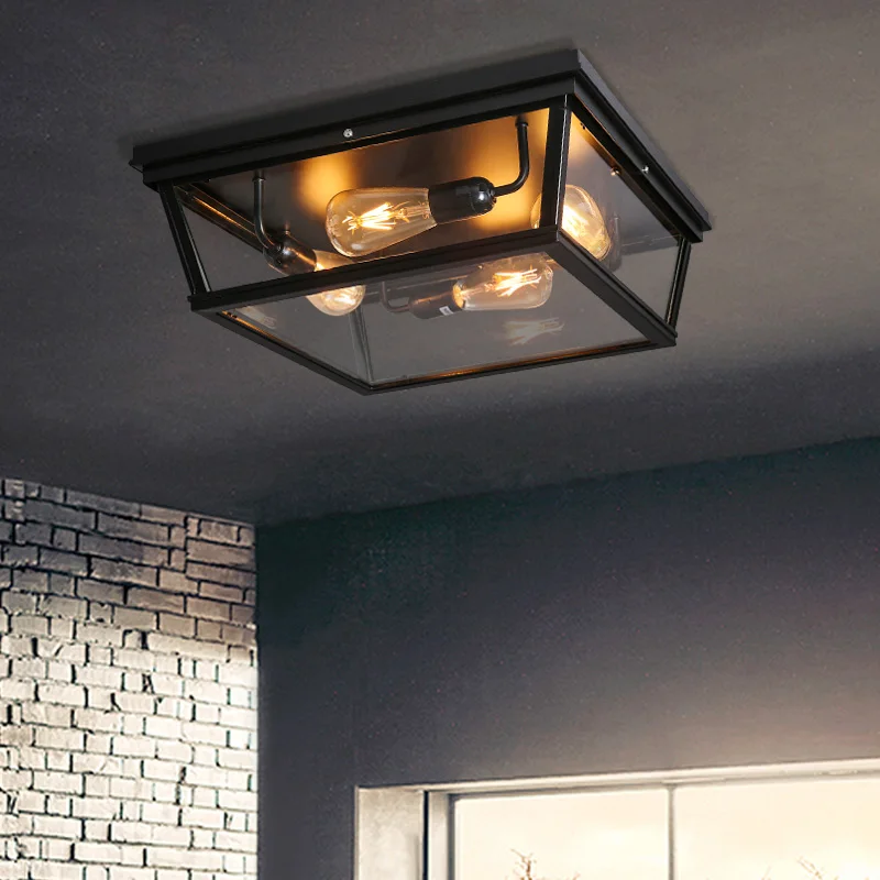 

retro vitrust industrial ceiling lamps creative vintage glass light for living room bedroom lamp restaurant bar light fixture