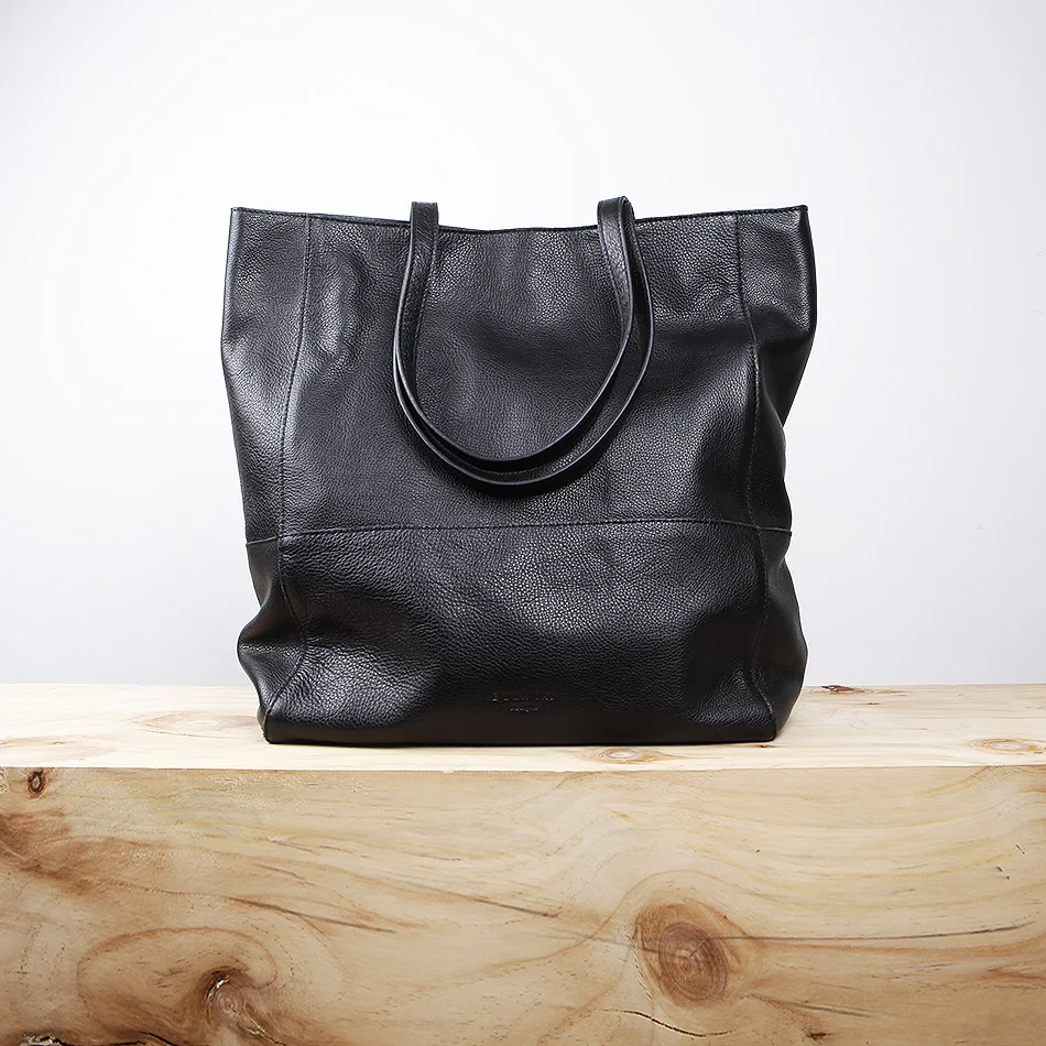 Женская сумка для покупок EMMA YAO женская из натуральной кожи модная кожи|handbag