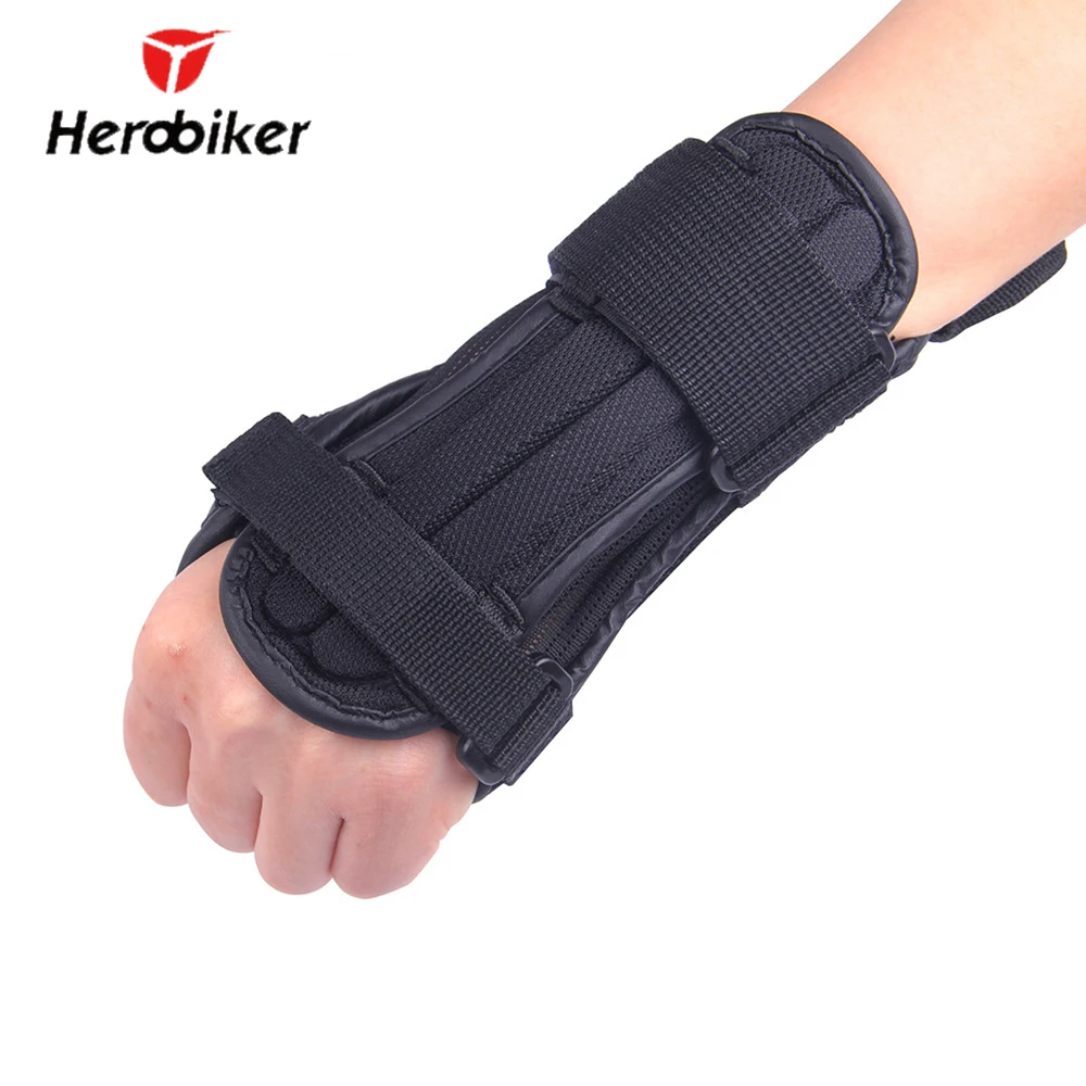 HEROBIKER защита запястья мотоциклетные перчатки для мотокросса лыжный Armguard регулируемая поддержка запястья защита рук защита ладони защита