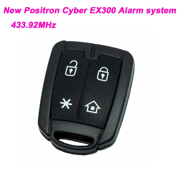 5 шт./партия 4 кнопки дистанционного управления для POSITRON CYBER EX300 Автомобильная сигнализация, компьютерный код, 433,92 МГц