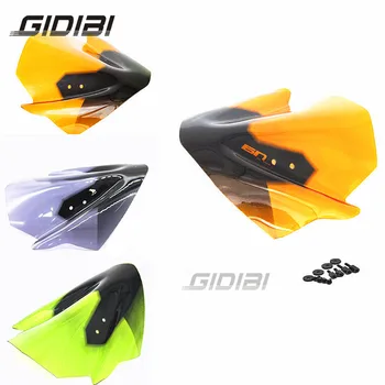 

Windproof Motorbike Windshield WindScreen For Kawasaki ER-6N ER6N Green/Orange/Black Smoke 2012 2013 2014