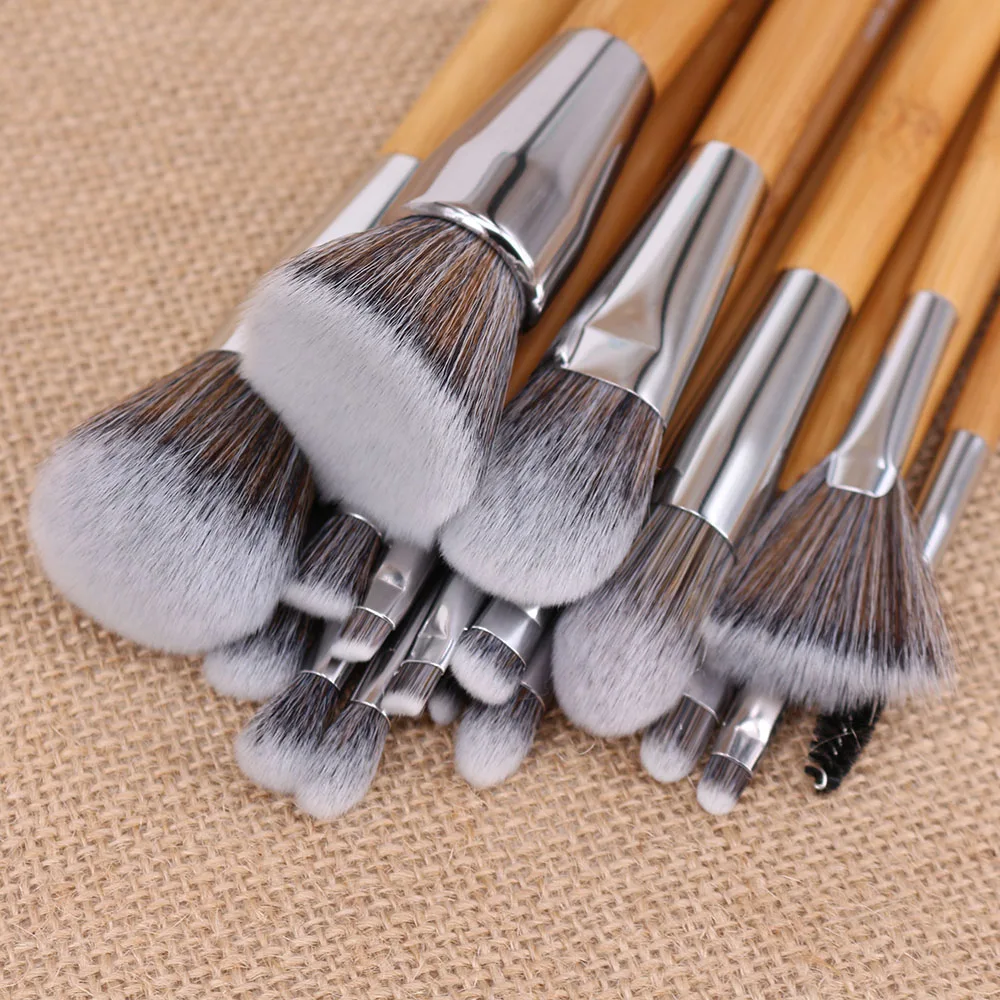 Vela.Yue Makeup Brush Set 18/10/5pcs Full Function Powder Foundation Blusher Bronzer Eyeliner Shadow Brow Lip Gloss Beauty Tool
