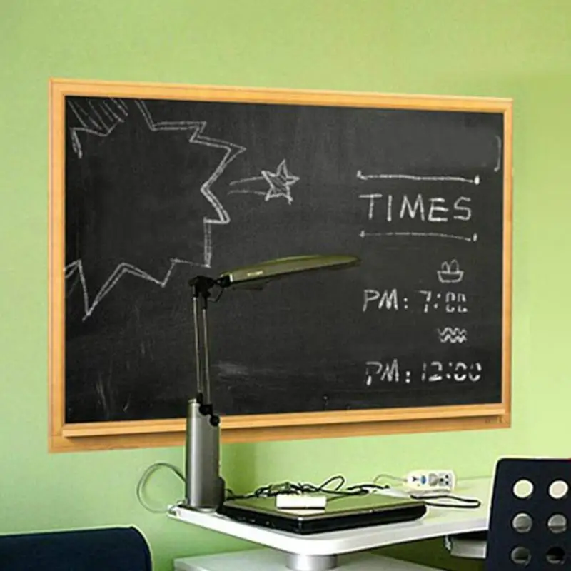 1pc black board sticker school office meeting chalk board sticker