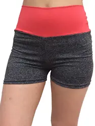 Быстросохнущие Короткие штаны для женщин Сладкий Лоскутная цвет спортивные шорты тренажерный зал фитнес-браслет узкие эластичные Лето 2019