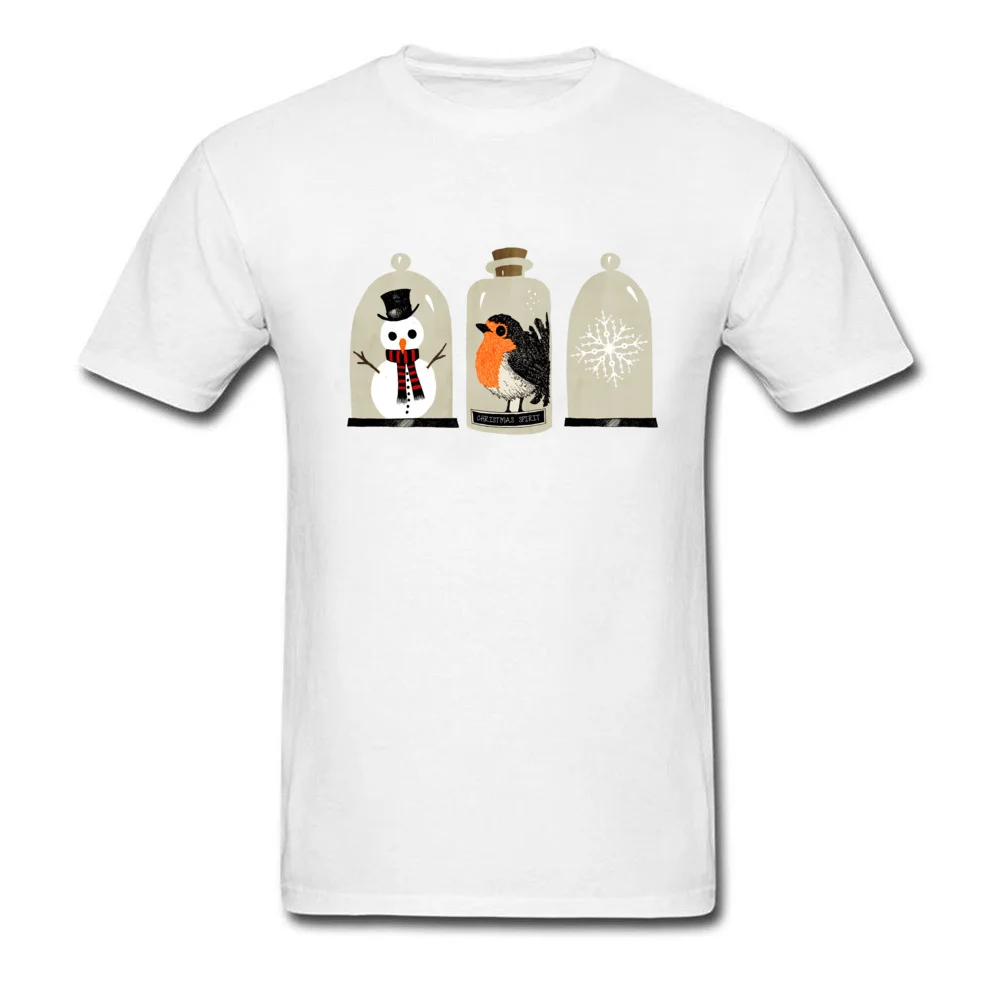 Christmas Bell Jars Tops T Shirt Company O Neck Normal Short Sleeve 100% Cotton Men Top T-shirts Summer Tops Tees Christmas Bell Jars white
