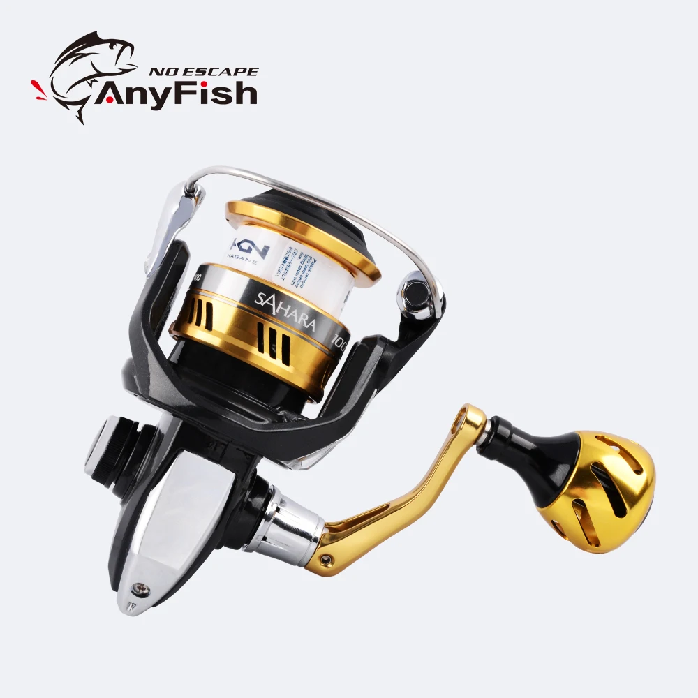 Рыболовная катушка ANYFISH с ручкой для SHIMANO/DAIWA/RYOBI спиннинговое колесо забрасывания