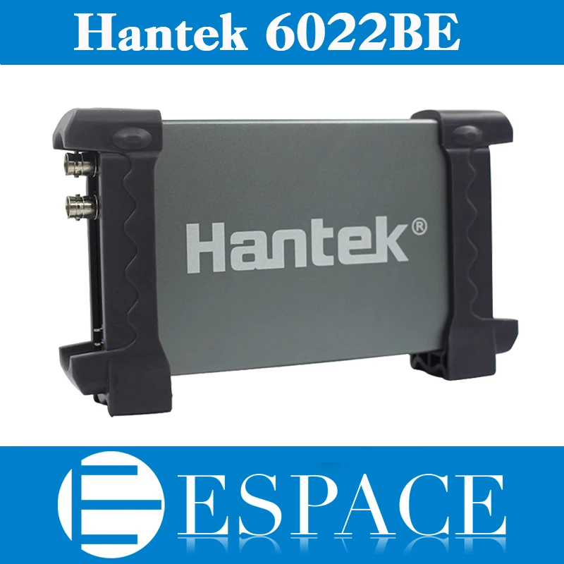 Цифровой Usb осциллограф Hantek 6022be ПК 2 канала 20 МГц 48 Мвыб/с с оригинальной