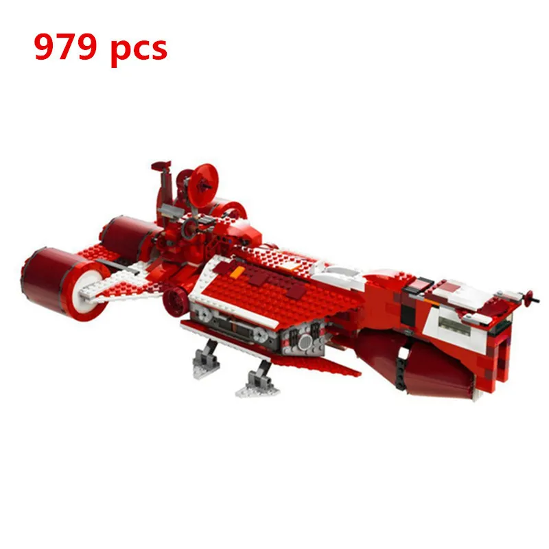 

2018 Lepin 05070 Star Series War 979Pcs New The 7665 Republic Model Cruiser Set Building Blocks Bricks Boy's Toys Children Gift