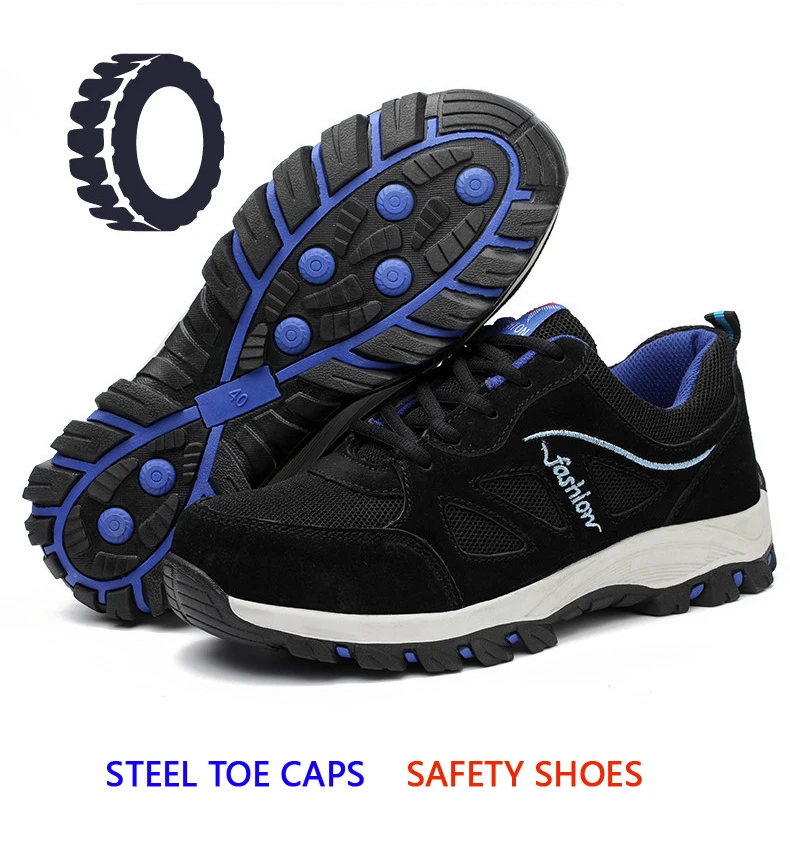 

Ventilation safety shoes baotou steel anti puncture proof protective shoes work shoes