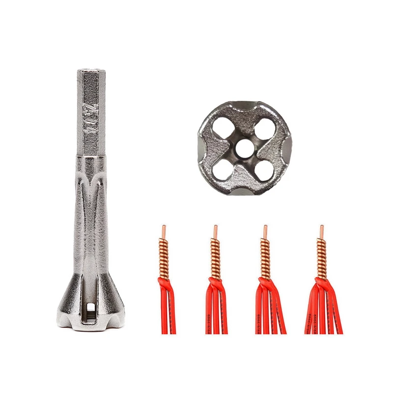 

2.5/4 Square Practical Universal Wire Twisting Tool Electrical Cable Quick Connector Twisting Wire Stripping Stripper Twister