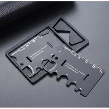 Принадлежности для кемпинга на открытом воздухе Многофункциональный армейский нож карта держатель для мобильного телефона Кредитная карта портативный инструмент карта складной нож