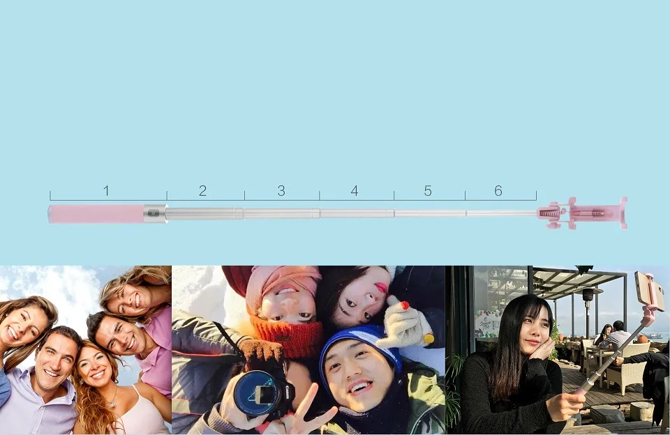 Huawei Honor селфи-палка, монопод, проводная селфи-палка AF11, выдвижной ручной затвор для iPhone, Android, huawei, Xiaomi