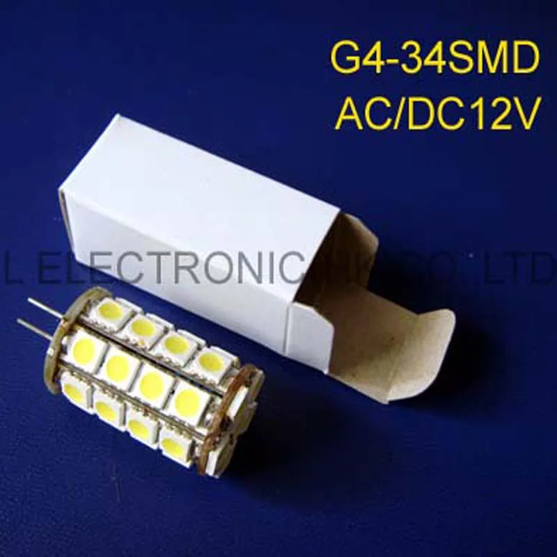 Высококачественные светодиодные лампы G4 AC/DC12V хрустальные светильники GU4 12VAC