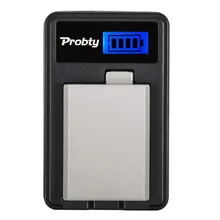 Cheap price PROBTY 1pcs LP-E5 LP E5 Digital Battery + LCD USB Charger For Canon 450D 500D 1000D Kiss X2 X3 F Rebel XSi Xli XS Camera