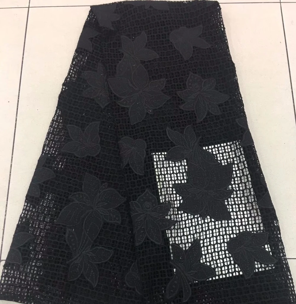 

High Quality Nigerian Lace Fabrics 2018 African French Net Lace Fabric Embroidered Tulle Mesh Lace