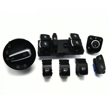 New Window Headlight Mirror Door Control Switch For VW Jetta Golf MK5 6 Tiguan RABBIT 5ND959565B 5ND959857 5ND941431A 1K0962125