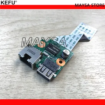 

KEFU FOR HP Pavilion 17-e140us 17E-SERIES 15-E Genuine USB LAN Port Board DA0R65TB6D0 WORKS