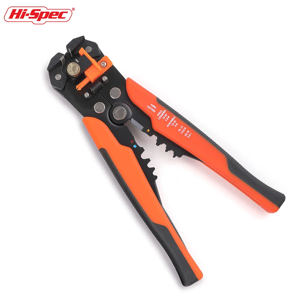 Hi-Spec автоматический резак для зачистки проводов обжимные плоскогубцы многофункциональный инструмент кусачки для кабеля обжимные клеммы ручные инструменты - Цвет: Orange