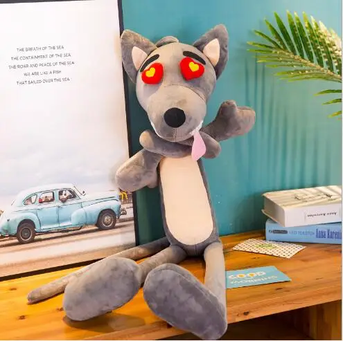 

WYZHY Flower wolf doll plush toy sofa bedroom decoration to send friends and children gifts 150CM