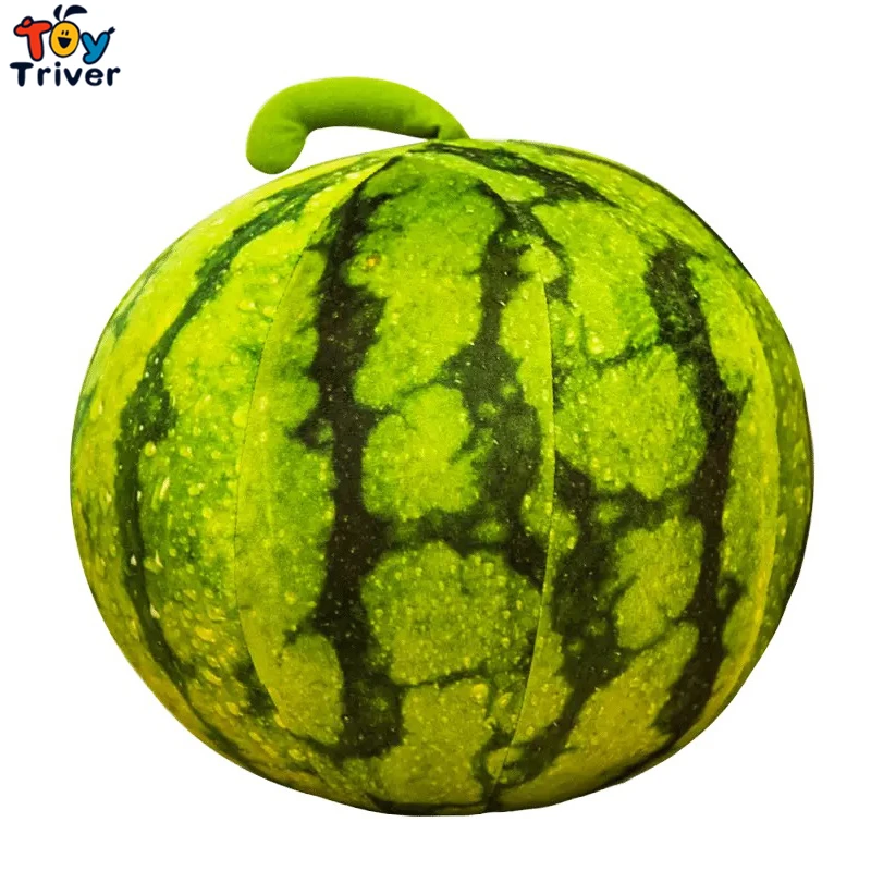 Simulation Soft Plush Watermelon Toy Stuffed Summer Doll Toys Children